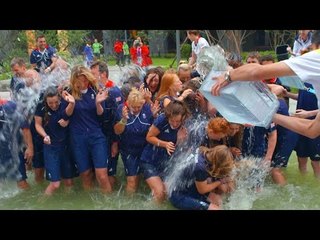 Team GB Nanjing athletes do the Ice Bucket Challenge