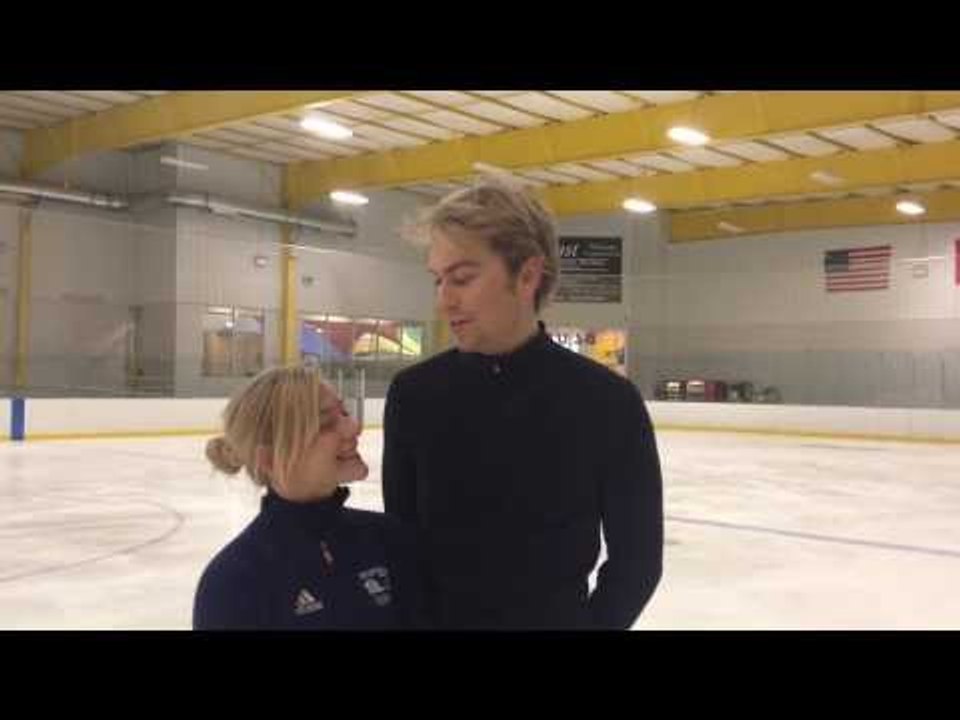 Olympic Figure Skating Head Cam with Spins, Turns & Lifts
