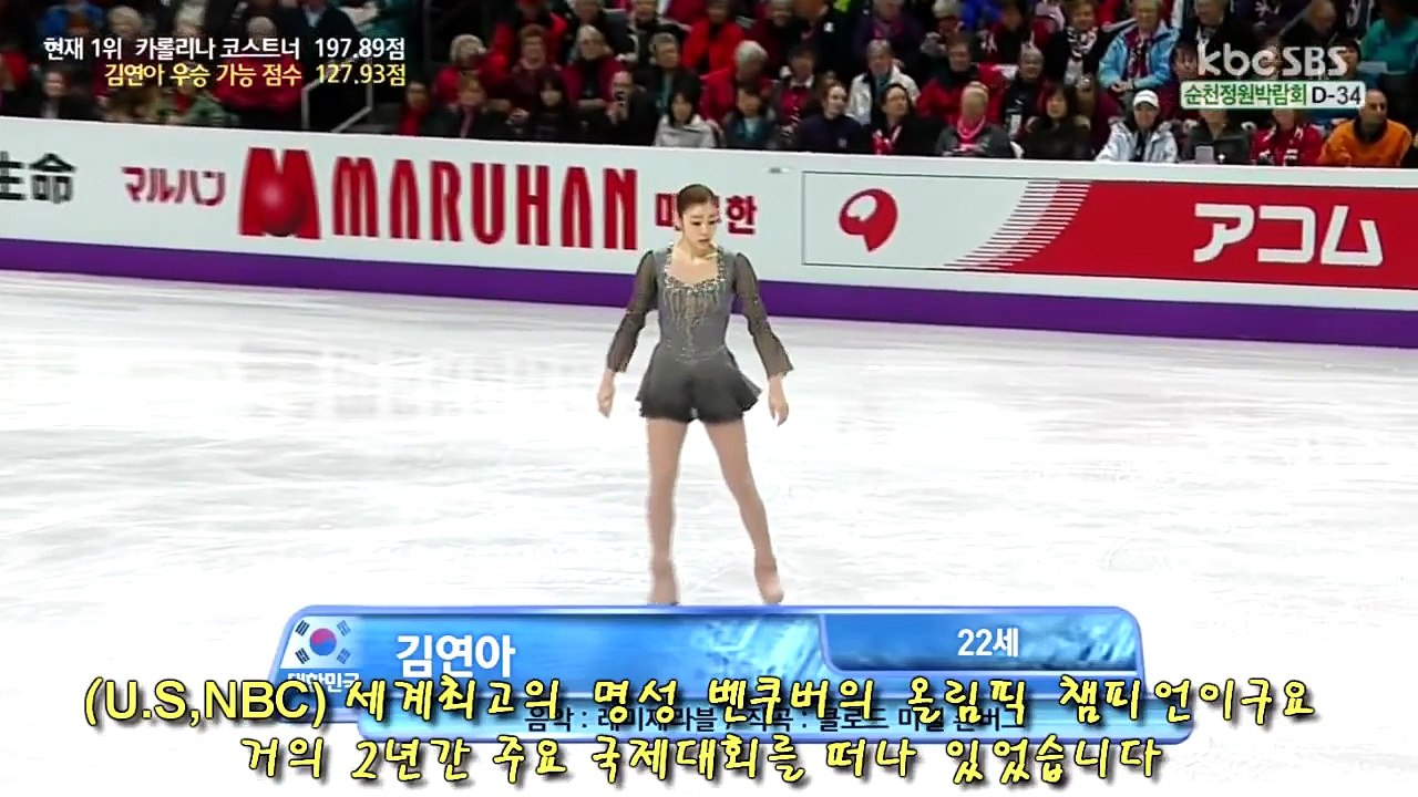 Yuna Kim Les Miserables Mix(KR,USA,UK,RUS,CNA,IT,JP) @ 2013 Figure Skating Championships
