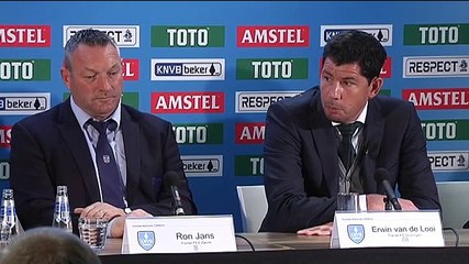 Bekijk hier de persconferentie over de bekerfinale - RTV Noord