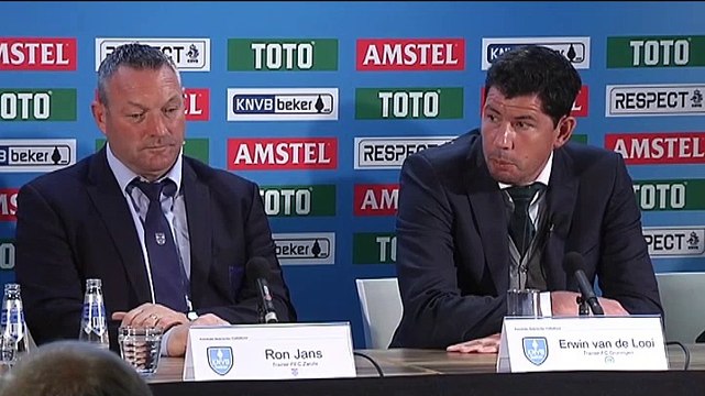 Bekijk hier de persconferentie over de bekerfinale - RTV Noord