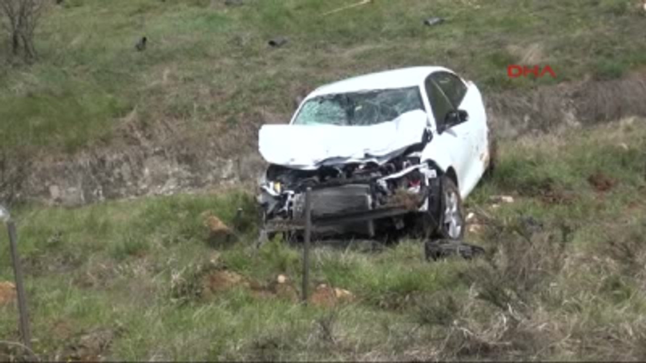 Bolu Otomobil Fidan Diken İşçilerin Üzerine Uçtu 1 Ölü, 2 Yaralı