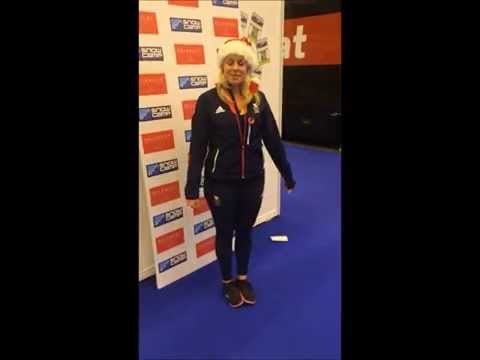 Dancing Queen Chemmy Alcott shows off her festive dance moves...