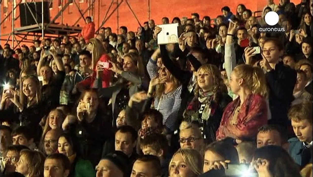 Rusia ensaya el desfile del 70º aniversario de...