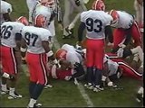 Eddie George's record day (36 carries, 314 yards, 3 TDs) - Illinois 1995