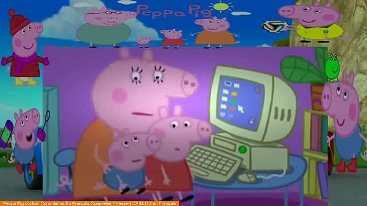 Peppa Pig cochon Compilation En Français Compléter 1 Heure   CAILLOU en Français