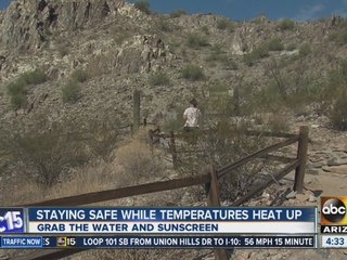 Tips for hiking safe in the summer heat