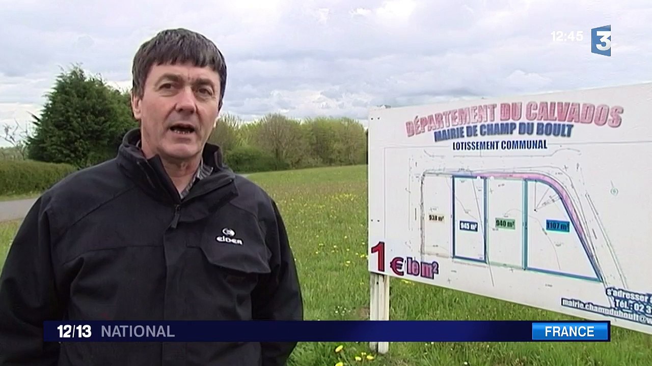 Dans le Calvados, des terrains sont à vendre à un euro le mètre carré