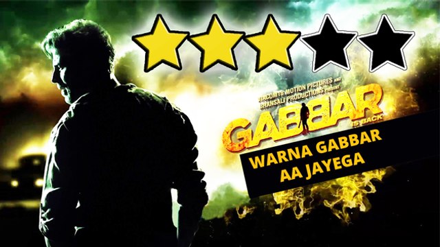 'Gabbar Is Back' Movie REVIEW | Akshay Kumar | Shruti Haasan