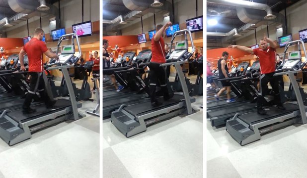 Un coach sportif revisite une chanson de Michael Jackson sur un tapis de course