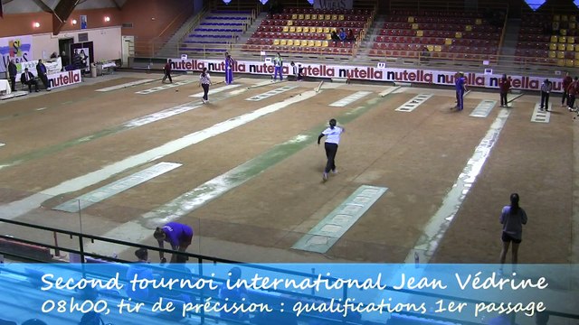 Qualifications 1 F25, Tir de précision, Second tour international Jean Védrine, Sport Boules, Saint-Vulbas 2015