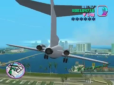 GTA Vice City - Boeing 727 plane - Mod
