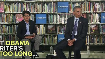 Sixth Grader Has No Problem Interrupting Obama