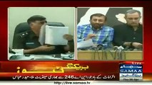 Farooq Sattar Showing With Proof That SSP Rao Anwar Is Lying On Date Of Arrest Of Tahir Lamba Etc