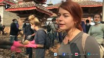 Népal : De nombreux volontaires sont restés aider la population