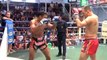 Dale (Tiger Muay Thai) goes to war with much larger opponent @ Bangla Thai Boxing Stadium