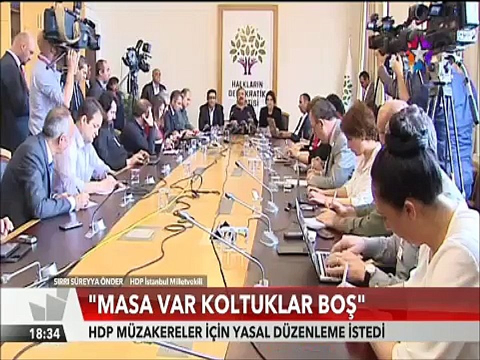 Çözüm sürecinde masa tartışması Sırrı Süreyya Önder 'O Masayı devirirseniz'