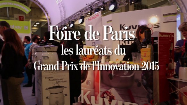 Foire de Paris, les lauréats du Grand Prix de l'Innovation 2015.