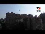 مروحيات الجيش تحلق فى سماء وسط القاهرة بعد تنصيب الرئيس الجديد