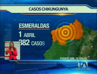 Se registran más de 3600 casos de Chikungunya a nivel nacional