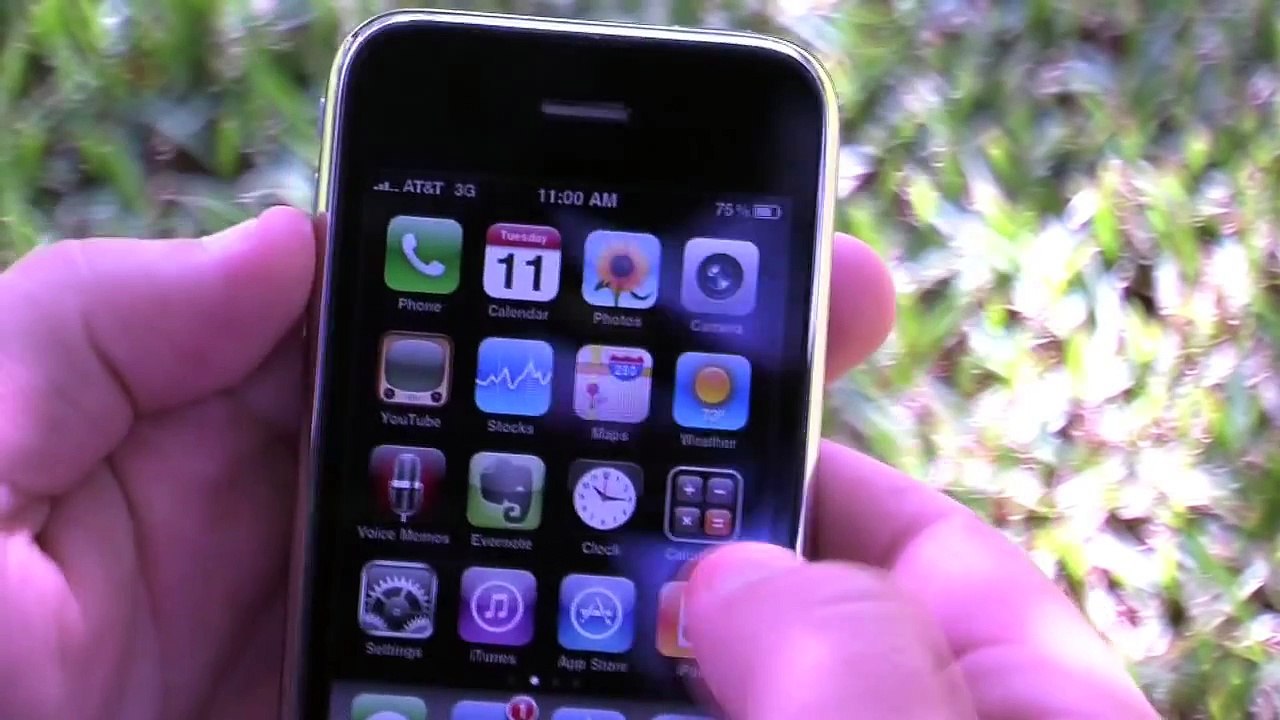 iPhone 3GS Shot with 9mm and Burned
