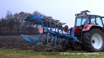 Steyr 9115 | Lemken 3 schaar | Ploegen | Ploughing | Elburg | 2014 | Nederland.