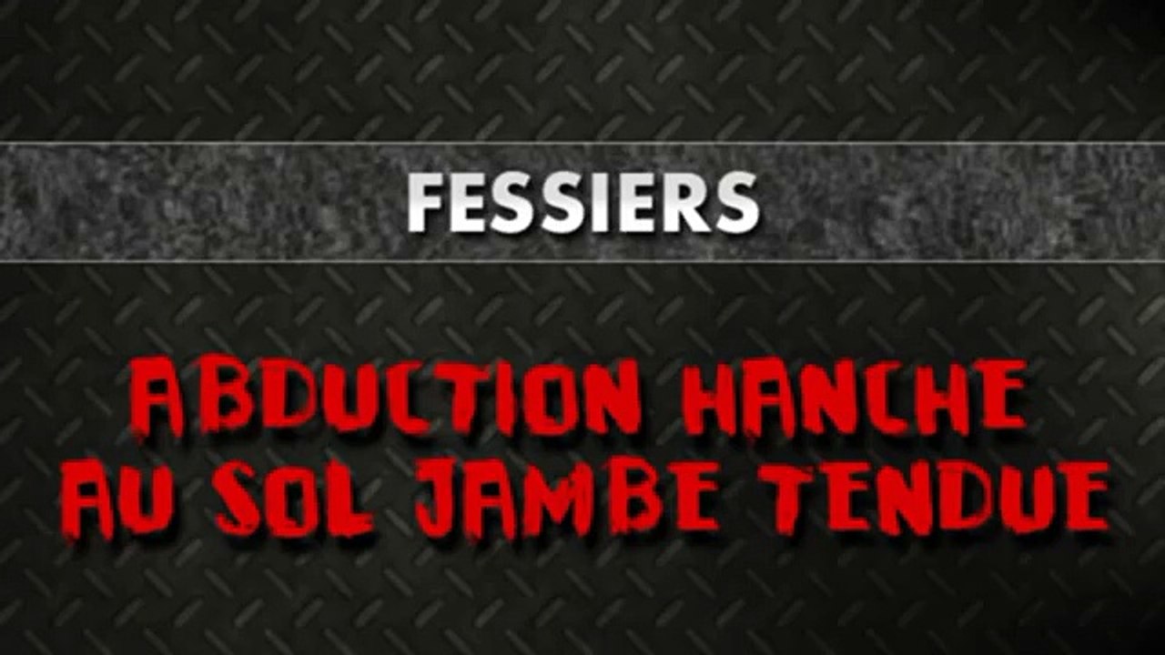 Musculation pour femme - Abduction de la hanche au sol jambe tendue