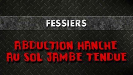 Musculation pour femme - Abduction de la hanche au sol jambe tendue