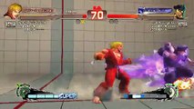 Ultra Street Fighter IV-Kampf: Ken gegen M. Bison