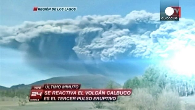 Chile's Calbuco volcano erupts a third time