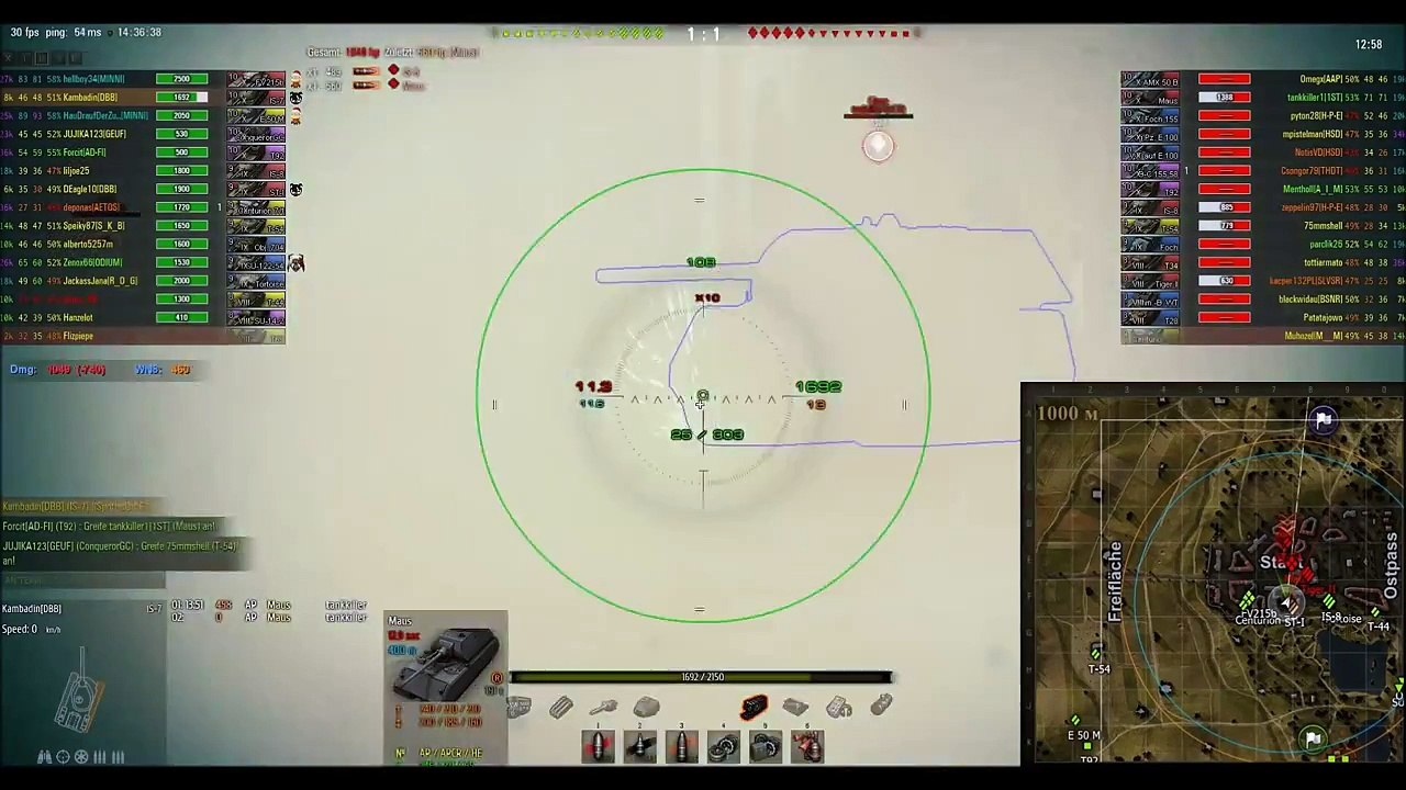 Let s Play- World of Tanks - Livegefechte IS-7