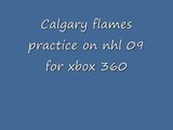 NHL 09 Calgary Flames practice