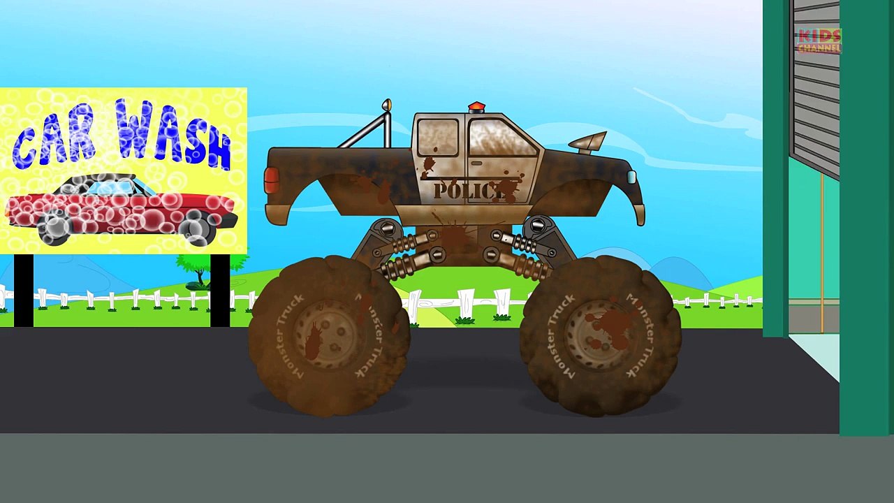 Monster Truck Car Wash video Dailymotion
