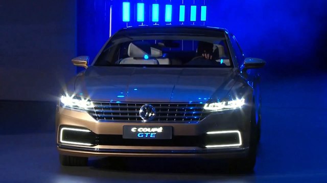 SALÃO DE XANGAI 2015 Volkswagen C Coupe GTE Plug-in Hybrid Concept 2.0 TSI 245 cv 51 mkgf 0-100 kmh 8,6 s