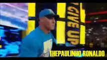 Brock Lesnar vs  John Cena vs Seth Rollins | WWE World Heavyweight Title [Highlights HD]