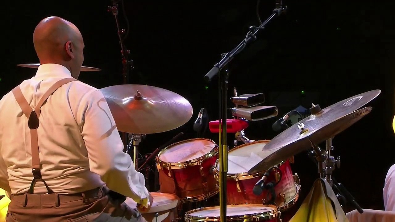 Ustad Ballu Khan of Sachal Jazz @ Marciac 2013 with Wynton Marsalis