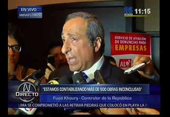 Contraloría evalúa rescindir contrato con empresa de Gerald Oropeza
