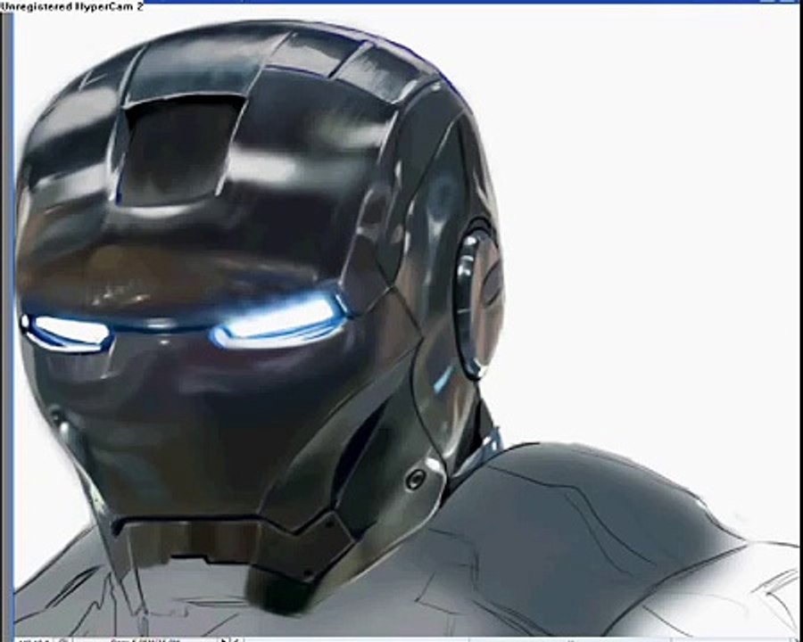 IRONMAN Speed painting with Adobe Photoshop by Ivan Ageenko.