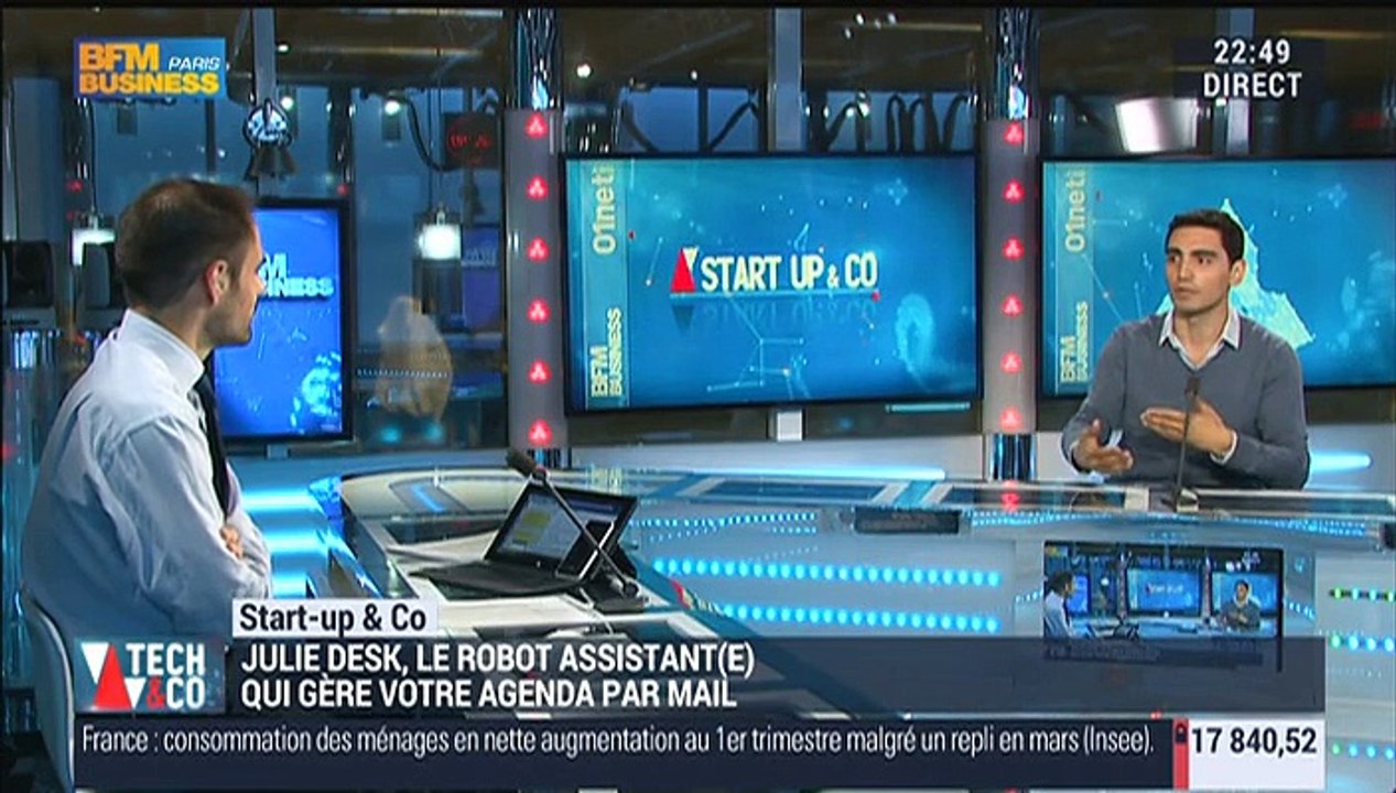 Start-up & Co: Julie Desk, l'assistante virtuelle qui gère votre agenda par mail - 30/04