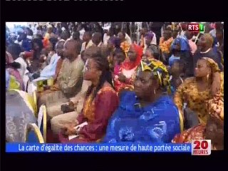 La carte d'égalité des chances : une mesure de haute portée sociale