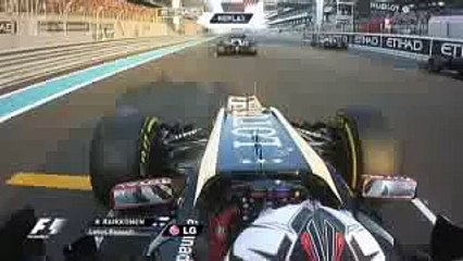 Kimi Raikkonen's 2012 victory in Abu Dhabi