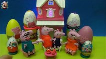Peppa Pig Family Play Doh Daddy Pig Peppa Pig Surprise Eggs Kinder Surprise Eggs Cars