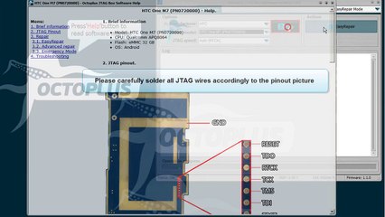 HTC One M7 Repair with Octoplus JTAG