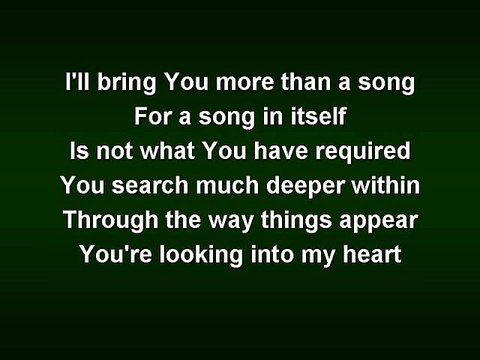 The Heart of Worship (worship video w lyrics)