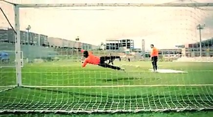 Facebook: así es la difícil la preparación de un arquero de fútbol