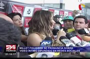 Milett Figueroa se pronuncia sobre video íntimo difundido en redes sociales