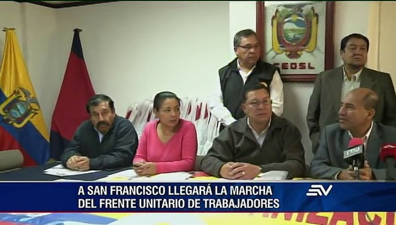 Trabajadores de oposición y progobierno se prep...