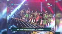 Combate: Así regresó Paloma Fiuza al programa (VIDEO)