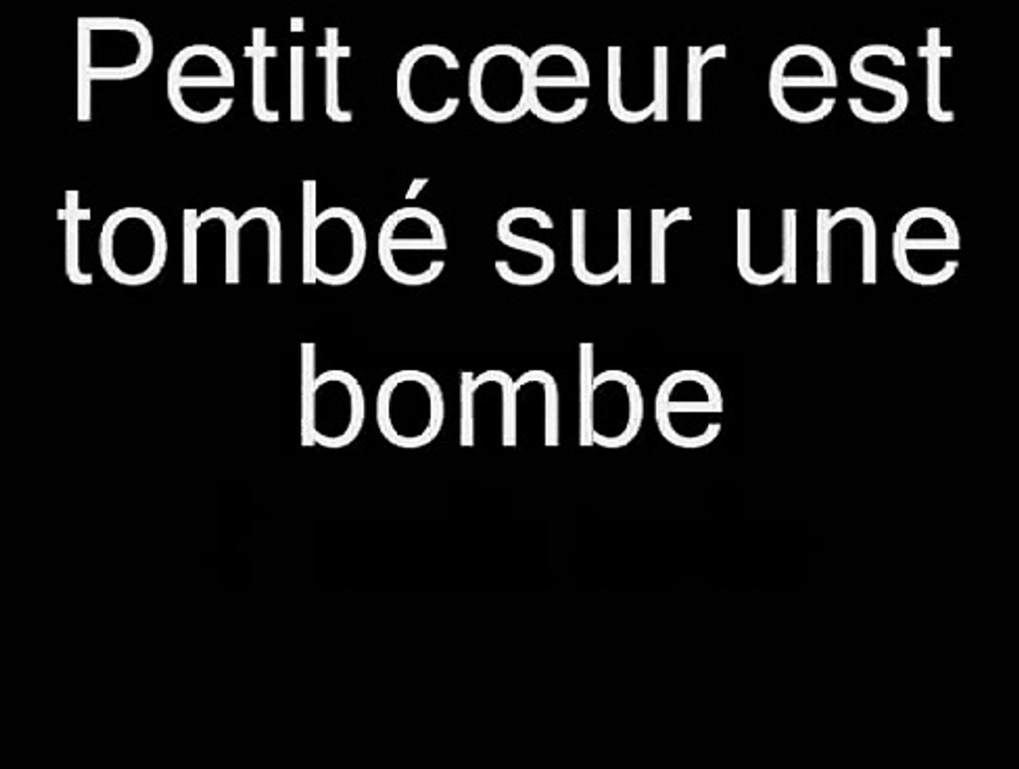 Diam s Cœur De Bombe Paroles Diam's - Coeur de bombe (Lyrics) - Vidéo Dailymotion