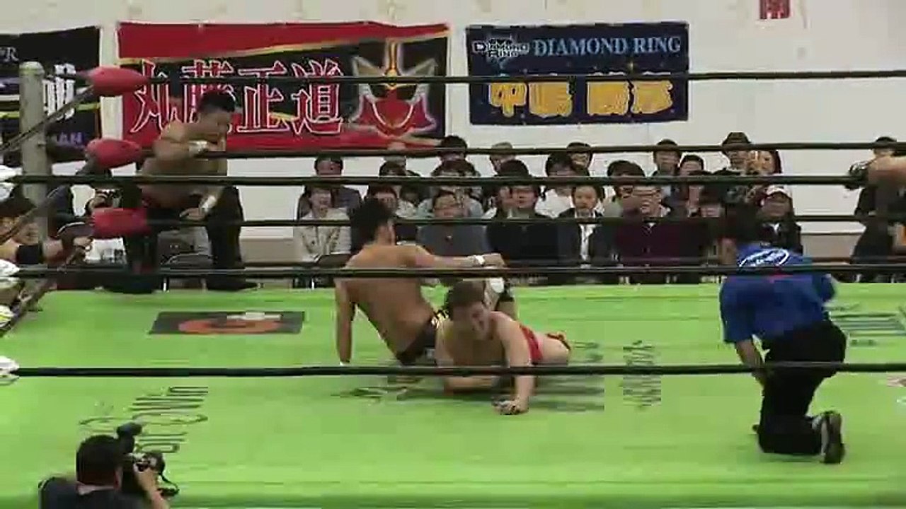Muhammed Yone, Taiji Ishimori & Hitoshi Kumano vs. Akitoshi Saito, Quiet Storm & Daisuke Harada (NOAH)